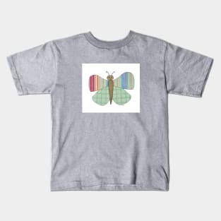 Mint Butterfly Kids T-Shirt